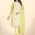 Yellow Colour Organza Fabric Smart Embroidery Work Salwaar Kameez