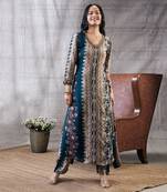 Dilara Blue Embroidered Kurta Set