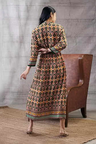 Taahira Multi Color Printed Long Dress