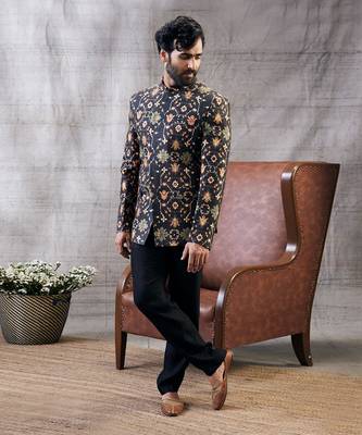 Zahra Blacket Printed Jacket Set 2
