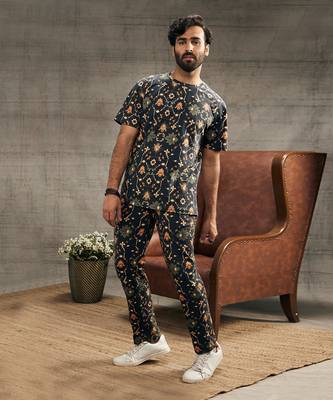 Zahra Black Printed Co-Ord Set 1