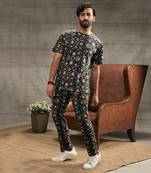 Zahra Black Printed Co-Ord Set