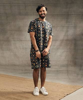 Zahra Black Printed Co-Ord Set 2