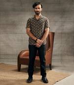 Zahra Black Printed Shirt With Pants