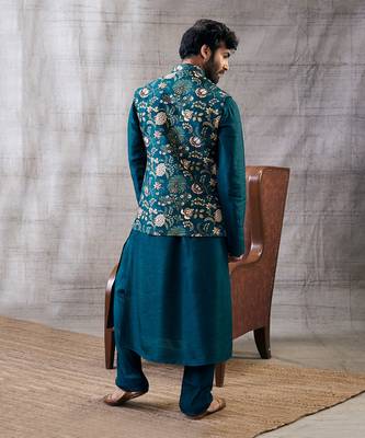 Mehr Green Printed Bundi Set 5