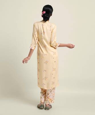 Butter Smocked Kurta Set 2