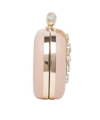 Pink Leather Clutch 5