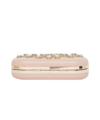Pink Leather Clutch 7