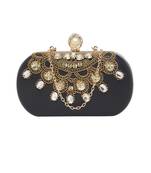 Black Leather Clutch