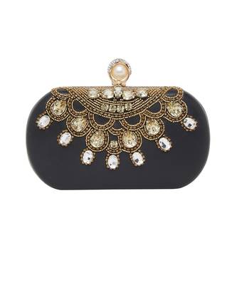 Black Leather Clutch 2