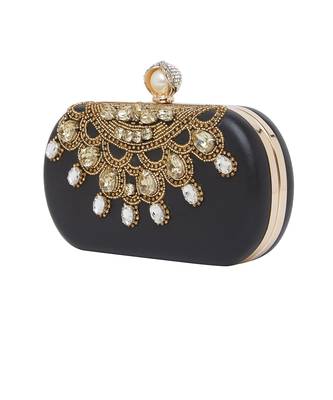 Black Leather Clutch 3