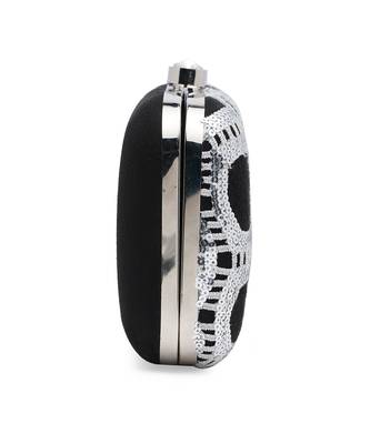 Black And Silver Clutch 3