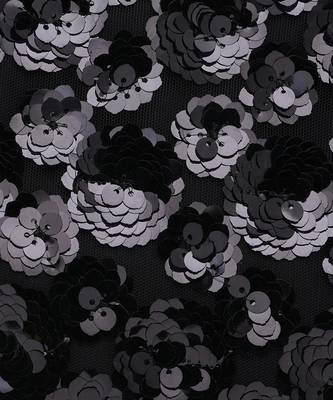 Black Sequence Pouch Clutch 8