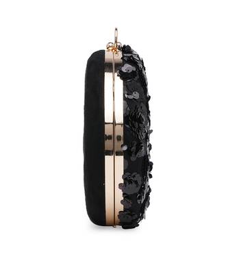 Black Sequence Round Clutch 4