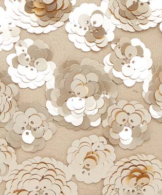 Gold Flowers Pouch Clutch 9