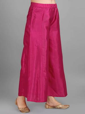 Women's Embroidered Sequine Work Kurta and Palaazo Set With Net Dupatta (MAK43SEQUIN) 5