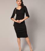 Black Colour Western Style Kurti For Trendy Girls Party Looks
