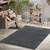 Dark Gray Wool Arizona 3X5 Feet  Hand-Woven Carpet- Rug by Saraswati Global