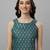 Women's Gold Printed Cotton Blend Boat Neck Kurti And Pant Set (MAK54BOAT)
