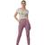 Pink Polyester Solid Pattern Track Pant