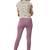 Pink Polyester Solid Pattern Track Pant