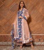 Blue Ambar Cotton Anarkali Set