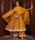 Yellow Mastani Anarkali Set