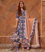 Blue Sarika Kurta Set