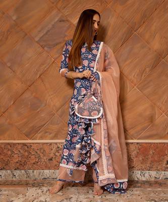 Blue Sarika Kurta Set 2