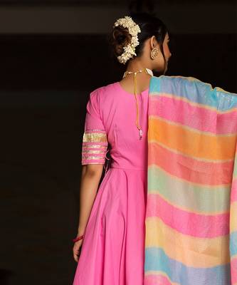 Rose Pink Angrakha Set 3