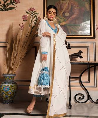 Mogra White Angrakha Set 2