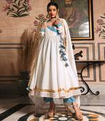 Mogra White Angrakha Set