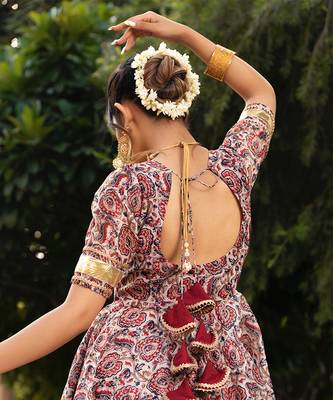 Maroon Gulbagh Anarkali Set 2