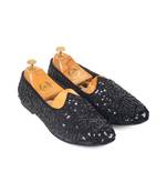 Black Glamorous Sequin Juttis