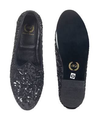 Black Glamorous Sequin Juttis 5