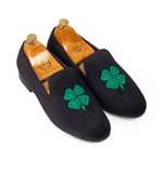 Black Leprechaun Slipons