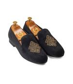 Black Celtic Slipons