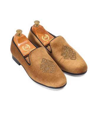 Tan Celtic Slipons 1