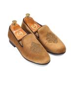 Tan Celtic Slipons