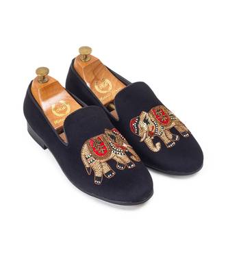 Black Elephant Slipons 1