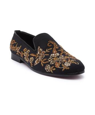 Black Golden Garden Slipons 3