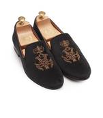 Black Imperial Slipons