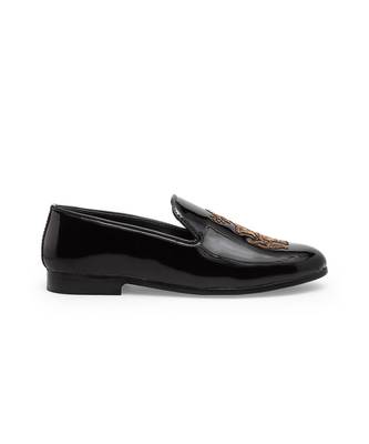 Black Imperial Patent Slipons 2