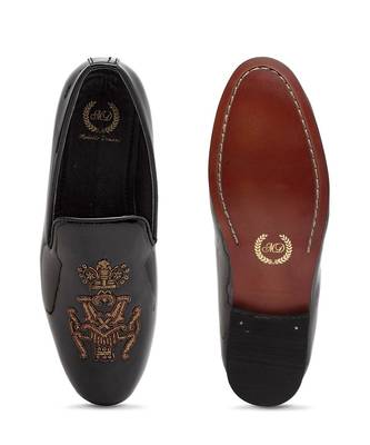 Black Imperial Patent Slipons 3