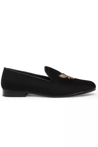 Black Falcon Slipons