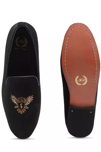 Black Falcon Slipons