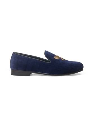 Navy Blue Falcon Slipons 2