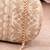Cream Mirai Embroidered Clutch