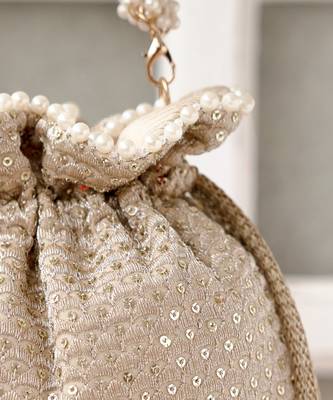 Champagne Potli Bag 2