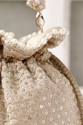Champagne Potli Bag